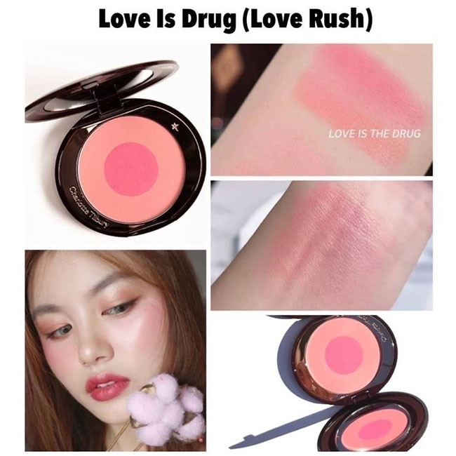 �ٻ�Ҿ���2 �ͧ�Թ��� : Charlotte Tilbury Cheek To Chic Swish And Pop Blusher �� Love Is The Drug ��Ѫ 2 �� �ش��������ء�������´ �ժ���ʴ�ʹ���ѡ ��ҧ�͡�繪��پժ ��ҧ��繪������ �Ѵ����ѹ���ա���Һ �������觻�С�����մ�ӡѴ ���� Light Flex Technology ���