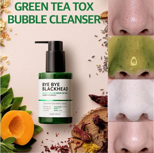 ٻҾ2 ͧԹ : **SOME BY MI Bye Bye Blackhead 30 Days Miracle Green Tea Tox Bubble Cleanser 120 g. չا˹ Ŵ͹ Ŵǵҧ ¡ʡ§ҷ ӤҴ٢ҧ 駢ѴǴ㹢鹵͹ ¿ͧ BHA 