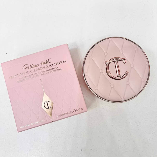 ٻҾ2 ͧԹ : Charlotte Tilbury Pillow Talk Beautifying Cushion Foundation 12 g. ت蹵 Եҧ੾зҹ ͹ʡ ҹǷṺǴҡ ʺҧ ṺʹԷ仡Ѻ դ ҡ ١س˹ Ѻҡ Ӥ