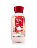 Bath & Body Works Winter Candy Apple Shea & Vitamin E Body Lotion 236 ml. โลชั่นบำรุงผิวสุดพิเศษ มีกลิ่นหอมติดทนนาน และซึมซาบสู่ผิวอย่างรวดเร็ว ไม่ทำให้เหนียวเหนอะหนะ กลิ่นหอมแบบขนมๆกลิ่นแอปเปิ้ล หอมหวานน่ารักน่ากินเชียวคะ