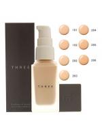THREE Flawless Ethereal Fluid Foundation 30ml. รองพื้นสูตรลิควิดเพื่อผลลัพท์ผิวสวยสมบูรณ์แบบ ด้วยเนื้อสัมผัสที่กลมกลืนเป็นหนึ่งเดียวกับผิว จึงปกปิดแต่ไม่ปิดบังความงดงามของผิวที่แท้จริง THREE Flawless Ethereal Fluid Foundation 30ml. รองพื้นสูตรลิควิดเพื่อผลลัพท์ผิวสวยสมบูรณ์แบบ ด้วยเนื้อสัมผัสที่กลมกลืนเป็นหนึ่งเดียวกับผิว จึงปกปิดแต่ไม่ปิดบังความงดงามของผิวที่แท้จริง