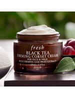 Fresh Black Tea Firming Corset Cream 50 ml. ครีมบำรุงผิวหน้าและลำคอให้คงความเนียนนุ่มชุ่มชื่น กระชับ ไร้ริ้วรอยแห่งวัย  ด้วยส่วนผสมของชาดำเข้มข้น ที่อุดมด้วยสารต้านอนุมูลอิสระ พร้อมด้วยโกจิเบอรี่  ที่ช่วยกระตุ้นการผลิตคอลลาเจนและอีลาสติน Fresh Black Tea Firming Corset Cream 50 ml. ครีมบำรุงผิวหน้าและลำคอให้คงความเนียนนุ่มชุ่มชื่น กระชับ ไร้ริ้วรอยแห่งวัย  ด้วยส่วนผสมของชาดำเข้มข้น ที่อุดมด้วยสารต้านอนุมูลอิสระ พร้อมด้วยโกจิเบอรี่  ที่ช่วยกระตุ้นการผลิตคอลลาเจนและอีลาสติน