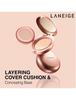 LANEIGE Layering Cover Cushion & Concealing Base 16.5 g. ت๨ش  ˹һѧ ҹش 繤ت 2  ҹت蹡Ѻ͹㹵Ѻ ¼ѾҧШҧ ԷҾûԴҹʹѹ