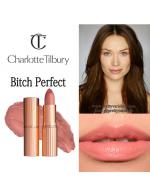 **พร้อมส่ง**Charlotte Tilbury K.I.S.S.I.N.G Lipstick สี Bitch Perfect ลิปสติกเนื้อเนียนนุ่มที่มาในแพคเกจสุดหรู สีสวยมากเหมาะสำหรับผิวของสาวเอเซีย โดยเมคอัพอาร์ตทิสอย่าง Chalotte Tilbury เคลมว่าเป็นลิปสติคเนื้อดี เม็ดสีแน่นและติดทนนาน อีกทั้งไม่ทำให้ริมฝีป
