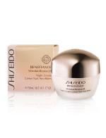 Shiseido Benefiance WrinkleResist24 Night Cream 50 ml. ครีมบำรุงผิวเพื่อลดเลือน เติมเต็มริ้วรอยร่องลึก มอบผิวที่ชุ่มชื่นแบบสุด ๆ ให้ผิวอวบอิ่ม ด้วยสารสกัดจาก สาหร่าย Chlorella, Mukurossi Extract, Gambir Extract ยั้บยั้งการเกิดริ้วรอย Bio-Hyalu Shiseido Benefiance WrinkleResist24 Night Cream 50 ml. ครีมบำรุงผิวเพื่อลดเลือน เติมเต็มริ้วรอยร่องลึก มอบผิวที่ชุ่มชื่นแบบสุด ๆ ให้ผิวอวบอิ่ม ด้วยสารสกัดจาก สาหร่าย Chlorella, Mukurossi Extract, Gambir Extract ยั้บยั้งการเกิดริ้วรอย Bio-Hyalu