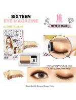 16 Brand Eye Magazine Eyeshadow #03 Sweet Sunday โทนสีทอง+น้ำตาลประกายบรอนด์ อายเชโดว์สีใหม่ ขายดีมากในเกาหลี!! แต่งตาง่าย บรรจุในกล่องรูปแบบหนังสือ ใช้งานง่าย แค่ปาด 2 ที ไม่ต้องเสียเวลาเบลนด์ สีสวยสไตล์เกาหลี พกพาง่าย ใช้ได้กับทุกวัน แ 16 Brand Eye Magazine Eyeshadow #03 Sweet Sunday โทนสีทอง+น้ำตาลประกายบรอนด์ อายเชโดว์สีใหม่ ขายดีมากในเกาหลี!! แต่งตาง่าย บรรจุในกล่องรูปแบบหนังสือ ใช้งานง่าย แค่ปาด 2 ที ไม่ต้องเสียเวลาเบลนด์ สีสวยสไตล์เกาหลี พกพาง่าย ใช้ได้กับทุกวัน แ