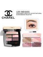 **พร้อมส่ง**Chanel Les Beiges Health Glow Natural Eyeshadow Palette #Light 4.5 g. พาเลทอายแชโดว์โทนสีชมพู ที่เปี่ยมไปด้วยเม็ดสีอันเปล่งประกาย เผยดวงตาที่ดูเปล่งประกาย, สดชื่น และได้รับการพักผ่อนอย่างเต็มที่ในทุกช่วงเวลาของวัน กับ 5 เฉดสีที่ดูเป็นธรรมชาติแ