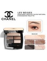 **พร้อมส่ง**Chanel Les Beiges Health Glow Natural Eyeshadow Palette #Medium 4.5 g. พาเลทอายแชโดว์โทนสีเบจน้ำตาล ที่เปี่ยมไปด้วยเม็ดสีอันเปล่งประกาย เผยดวงตาที่ดูเปล่งประกาย, สดชื่น และได้รับการพักผ่อนอย่างเต็มที่ในทุกช่วงเวลาของวัน กับ 5 เฉดสีที่ดูเป็นธรร