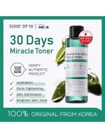 *พร้อมส่ง*SOME BY MI AHA BHA PHA 30 Days Miracle Toner 150 ml. โทนเนอร์รักษาสิว 30วัน แบรนด์เกาหลี ทำความสะอาดผิวหน้า สำหรับผู้ที่เป็นสิว ผิวมัน รูขุมขนกว้างโดยเฉพาะ ด้วยส่วนผสมจากสารสกัดทีทรี 10,000 PPM ช่วยลดสิว กระชับรูขุมขน ฟื้นฟูผิวให้ดูกระจ่างใสขึ้น