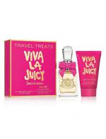 JUICY COUTURE Viva la Juicy Travel Treats Duo Set เซ็ทน้ำหอมพร้อมโลชั่นบำรุงผิว กลิ่น Viva la Juicy ได้รับแรงบันดาลใจจากสุภาพสตรีที่โดดเด่นกว่าใครในงานปาร์ตี้ ผสมผสานกลิ่นของเบอร์รี่ป่าแสนหอมชวนน่ากิน เข้ากับกลิ่นวานิลลา และกลิ่นดอกมะลิอันโดดเ JUICY COUTURE Viva la Juicy Travel Treats Duo Set เซ็ทน้ำหอมพร้อมโลชั่นบำรุงผิว กลิ่น Viva la Juicy ได้รับแรงบันดาลใจจากสุภาพสตรีที่โดดเด่นกว่าใครในงานปาร์ตี้ ผสมผสานกลิ่นของเบอร์รี่ป่าแสนหอมชวนน่ากิน เข้ากับกลิ่นวานิลลา และกลิ่นดอกมะลิอันโดดเ
