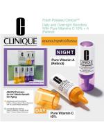 CLINIQUE Fresh Pressed Clinical Daily + Overnight Boosters with Pure Vitamins C 10% + A (Retinol) 8.5 ml*2 ชิ้น & 6 ml.*2 ชิ้น สุดยอดการบำรุงผิว 2 ขั้นตอน กับเซ็ท 2 พลังบูสเตอร์วิตามินสดที่ช่วยเพิ่มประสิทธิภาพให้กับครีมบำรุงของคุณได้ทั้งกล CLINIQUE Fresh Pressed Clinical Daily + Overnight Boosters with Pure Vitamins C 10% + A (Retinol) 8.5 ml*2 ชิ้น & 6 ml.*2 ชิ้น สุดยอดการบำรุงผิว 2 ขั้นตอน กับเซ็ท 2 พลังบูสเตอร์วิตามินสดที่ช่วยเพิ่มประสิทธิภาพให้กับครีมบำรุงของคุณได้ทั้งกล