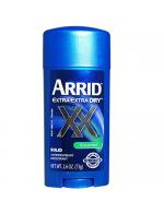 Arrid Extra Extra Dry Solid Antiperspirant Deodorant 73 g. สูตร Unscented ผลิตภัณฑ์ทารักแร้ สินค้านำเข้าจากอเมริกา สูตรไม่มีกลิ่นน้ำหอม เหมาะสำหรับคนที่ไม่ชอบกลิ่นน้ำหอม หรือไม่ต้องการให้กลิ่นของผลิตภัณฑ์ ไปตีกับกลิ่นน้ำหอมที่ใช้ในชีวิตประจำวันค