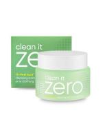 Banila Co Clean It Zero Tri-Peel Acid Cleansing Balm Pore Clarifying 100 ml. สีเขียว เหมาะสำหรับผิวมันผลัดเซลล์ผิวให้กระจ่างใส พร้อมควบคุมความมันคลีนซิ่งเนื้อบาล์มเข้มข้น สามารถล้างเครื่องสำอางค์ออกได้อย่างสะอาดหมดจดในขั้นตอนเดียว ไม่ต้องล้างน Banila Co Clean It Zero Tri-Peel Acid Cleansing Balm Pore Clarifying 100 ml. สีเขียว เหมาะสำหรับผิวมันผลัดเซลล์ผิวให้กระจ่างใส พร้อมควบคุมความมันคลีนซิ่งเนื้อบาล์มเข้มข้น สามารถล้างเครื่องสำอางค์ออกได้อย่างสะอาดหมดจดในขั้นตอนเดียว ไม่ต้องล้างน