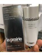 La Prairie White Caviar Illuminating Clarifying Lotion ขนาดทดลอง 50 ml. โลชั่นที่เหมาะสำหรับขั้นตอนแรกของความขาวกระจ่างใสและเรียบเนียน ช่วยกำจัดเซลล์ผิวที่เสื่อมสภาพ เพื่อกระตุ้นการสร้างเซลล์ผิวใหม่ที่กระจ่างใส อุดมไปด้วยสารสกัดจาก Golden Caviar La Prairie White Caviar Illuminating Clarifying Lotion ขนาดทดลอง 50 ml. โลชั่นที่เหมาะสำหรับขั้นตอนแรกของความขาวกระจ่างใสและเรียบเนียน ช่วยกำจัดเซลล์ผิวที่เสื่อมสภาพ เพื่อกระตุ้นการสร้างเซลล์ผิวใหม่ที่กระจ่างใส อุดมไปด้วยสารสกัดจาก Golden Caviar