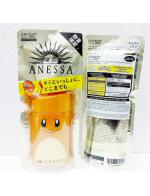 Anessa Perfect UV Sunscreen Skincare Milk SPF50+ PA++++ 60 ml. (Pokemon Limited Edition) กันแดดขวดทองสูตรขายดี ยอดนิยมเปิดตัวครีมกันแดดในแพคเกจสุดน่ารัก ANESSA x Pokemon ขวดสีส้มสาวกโปเกมอนห้ามพลาดสูตรน้ำนมสำหรับผิวหน้าและผิวกาย กันน้ำ แต่ล้างออก Anessa Perfect UV Sunscreen Skincare Milk SPF50+ PA++++ 60 ml. (Pokemon Limited Edition) กันแดดขวดทองสูตรขายดี ยอดนิยมเปิดตัวครีมกันแดดในแพคเกจสุดน่ารัก ANESSA x Pokemon ขวดสีส้มสาวกโปเกมอนห้ามพลาดสูตรน้ำนมสำหรับผิวหน้าและผิวกาย กันน้ำ แต่ล้างออก