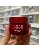 SK-II Skinpower Cream ขนาดทดลอง 15 g. สูตรใหม่! ครีมยกกระชับผิว ด้วยสุดยอดประสิทธิภาพที่ตรงเข้าเพิ่มความชุ่มชื่นอย่างล้ำลึก ให้ผิวดูอ่อนเยาว์ เรียบเนียนกระชับ