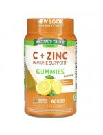Nature's Truth Vitamins C + Zinc Immune Support Natural Lemon 60 Vegan Gummies วิตามินกัมมี่เสริมภูมิคุ้มกัน รวมวิตามิน สร้างภูมิคุ้มกันไว้ในตัวนี้กัมมี่เดียว ทั้ง Vitamin C , Zinc กัมมี่ วิตามิน ซี + ซิ้งค์ รส เลม่อน อร่อย เปรี้ยวๆหวานๆ ช่วยให้ระบบภ Nature's Truth Vitamins C + Zinc Immune Support Natural Lemon 60 Vegan Gummies วิตามินกัมมี่เสริมภูมิคุ้มกัน รวมวิตามิน สร้างภูมิคุ้มกันไว้ในตัวนี้กัมมี่เดียว ทั้ง Vitamin C , Zinc กัมมี่ วิตามิน ซี + ซิ้งค์ รส เลม่อน อร่อย เปรี้ยวๆหวานๆ ช่วยให้ระบบภ
