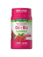 Nature's Truth Vitamins Revitalizing Nutrients VitaminD3 + B12 Gummies Natural Strawberry 60 Vegetarian Gummies กัมมี่วิตามินวิตามินดี3 และบี12 รสสตรอเบอร์รี่ รสชาติอร่อย ทานง่าย ช่วยเสริมภูมิคุ้มกัน สุขภาพที่ดี ผิวสวยแข็งแรง บำรุงสุขภาพกระดูกและฟันใ Nature's Truth Vitamins Revitalizing Nutrients VitaminD3 + B12 Gummies Natural Strawberry 60 Vegetarian Gummies กัมมี่วิตามินวิตามินดี3 และบี12 รสสตรอเบอร์รี่ รสชาติอร่อย ทานง่าย ช่วยเสริมภูมิคุ้มกัน สุขภาพที่ดี ผิวสวยแข็งแรง บำรุงสุขภาพกระดูกและฟันใ