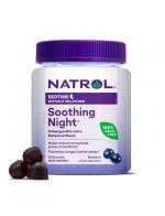 Natrol Gummies Bedtime without Melatonin Soothing Night 50 Blueberry Gummies ͧҡ US 100% ԵԹ紡 ù͹ѺҧջԷҾ ٻẺʺ ǹǹͧⷹԹ Ҩҡ Ashwagandha ǹҧġʵ 