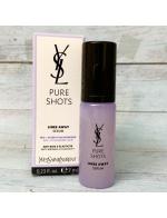 YSL Yves Saint Laurent Pure Shots Line Away Serum ขนาดทดลอง 7ml. เซรั่มขวดสีม่วง เติมเต็มลดริ้วรอยตื้นๆและริ้วรอยลึกแลดูจางลงเพิ่มยืดหยุ่นของผิว และผิวฟื้นคืนความอ่อนนุ่ม ด้วยรากไอริส จะมีจุดเด่นในเรื่องของการยืดเกาะชั้นผิว ช่วยสร้างอิลาสตินคอลลาเจน พร้อม YSL Yves Saint Laurent Pure Shots Line Away Serum ขนาดทดลอง 7ml. เซรั่มขวดสีม่วง เติมเต็มลดริ้วรอยตื้นๆและริ้วรอยลึกแลดูจางลงเพิ่มยืดหยุ่นของผิว และผิวฟื้นคืนความอ่อนนุ่ม ด้วยรากไอริส จะมีจุดเด่นในเรื่องของการยืดเกาะชั้นผิว ช่วยสร้างอิลาสตินคอลลาเจน พร้อม
