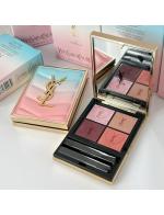 YSL Yves Saint Laurent Couture Mini Clutch Eyeshadow Palette #125 Blooming Lust 4 g. กล่องครบ ผลิตใหม่  พาเลตต์อายแชร์โดว์สะกดสายตา 4 เฉดสีเนื้อแมตต์ เมทัลลิคและแวววาว มีส่วนผสมของน้ำมันธรรมชาติ ได้แก่ Coffee seed oil, Sweet almond oil และ Prickly pear oi YSL Yves Saint Laurent Couture Mini Clutch Eyeshadow Palette #125 Blooming Lust 4 g. กล่องครบ ผลิตใหม่  พาเลตต์อายแชร์โดว์สะกดสายตา 4 เฉดสีเนื้อแมตต์ เมทัลลิคและแวววาว มีส่วนผสมของน้ำมันธรรมชาติ ได้แก่ Coffee seed oil, Sweet almond oil และ Prickly pear oi