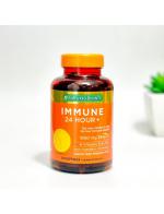 Nature's Bounty Immune 24 Hour + 120 Softgelsวิตามินซีจากอเมริกา เพื่อสุขภาพที่ดี บำรุงต่อเนื่อง 24 ชั่วโมง กระตุ้นระบบภูมิคุ้มกันในร่างกาย มีวิตามินซี 1,000 mg. เสริมด้วยวิตามินดี และซิงค์ ช่วยป้องกันหวัด ลดภูมิแพ้ ออกฤทธิ์นานถึง 24 ชม (24-Hour Imm  Nature's Bounty Immune 24 Hour + 120 Softgelsวิตามินซีจากอเมริกา เพื่อสุขภาพที่ดี บำรุงต่อเนื่อง 24 ชั่วโมง กระตุ้นระบบภูมิคุ้มกันในร่างกาย มีวิตามินซี 1,000 mg. เสริมด้วยวิตามินดี และซิงค์ ช่วยป้องกันหวัด ลดภูมิแพ้ ออกฤทธิ์นานถึง 24 ชม (24-Hour Imm