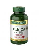 Natures Bounty Fish Oil 1400 mg130 Coated Softgels น้ำมันปลาที่มาจากรัฐอลาสก้า มีปริมาณโอเมก้าถึง 8 ชนิด (DHA, GLA, DPA, EPA, LA, ALA, AA, DGLA) และความเข้มข้นของปริมาณน้ำมันปลาถึง1400mgต่อเม็ดใน 1 เม็ดมี Omega3 สูงถึง 980 mg เป็นแบบ Odorless ไม่มีกลิ่นคา Natures Bounty Fish Oil 1400 mg130 Coated Softgels น้ำมันปลาที่มาจากรัฐอลาสก้า มีปริมาณโอเมก้าถึง 8 ชนิด (DHA, GLA, DPA, EPA, LA, ALA, AA, DGLA) และความเข้มข้นของปริมาณน้ำมันปลาถึง1400mgต่อเม็ดใน 1 เม็ดมี Omega3 สูงถึง 980 mg เป็นแบบ Odorless ไม่มีกลิ่นคา