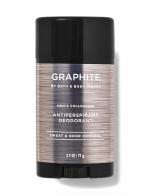 Bath and Body Works Graphite Antiperspirant Deodorant Sweat & Odor Control 77 g โรลออนสติ๊ก ระงับเหงื่อ ระงับกลิ่นกายสำหรับผู้ที่มีปัญหามีกลิ่นตัวและเหงื่อออกมาก ให้ใต้วงแขนแห้งสบายตลอดวันพร้อมกลิ่นหอมสดชื่นใต้วงแขนตลอดเวลายาวนาน24ชม. Bath and Body Works Graphite Antiperspirant Deodorant Sweat & Odor Control 77 g โรลออนสติ๊ก ระงับเหงื่อ ระงับกลิ่นกายสำหรับผู้ที่มีปัญหามีกลิ่นตัวและเหงื่อออกมาก ให้ใต้วงแขนแห้งสบายตลอดวันพร้อมกลิ่นหอมสดชื่นใต้วงแขนตลอดเวลายาวนาน24ชม.