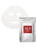 SK-II Facial Treatment Mask 1แผ่น แผ่นมาสก์หน้าสูตรเข้ม ข้นที่สร้างความชุ่มชื้นให้กับผิว อุดมด้วยส่วนผสม Pitera ซึ่งให้ความชุ่มชื้นแก่ผิว ช่วยฟื้นบำรุงสภาพผิวและทำให้รู้สึกผ่อนคลาย ทำให้ผิวเปล่งปลั่ง นุ่มนวล และกระจ่างใสอย่างเห็นได้ชัด