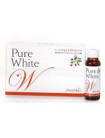 Shiseido Pure White W + Wolfberry Extract (Goji Fruit) แบบน้ำ 10 ขวดสูตรใหม่เข้มข้นมากขึ้นเพื่อความขาวใสยิ่งขึ้น เห็นผลภายใน 10 วัน Shiseido Pure White W + Wolfberry Extract (Goji Fruit) แบบน้ำ 10 ขวดสูตรใหม่เข้มข้นมากขึ้นเพื่อความขาวใสยิ่งขึ้น เห็นผลภายใน 10 วัน