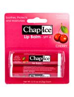 Chap Ice Lip Balm Cherry SPF 4 ขนาด 4.25 g (แพ็คคู่) กลิ่นเชอรรี่ ลิปบำรุงที่มี SPF 4 ป้องกันริมฝีปากจากแสงแดดและช่วยให้ริมฝีปากชุ่มชื่น